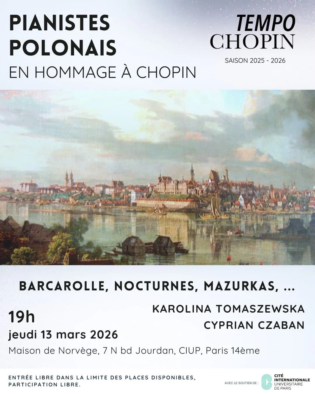 Recital fortepianowy: Polscy pianiści w hołdzie Chopinowi