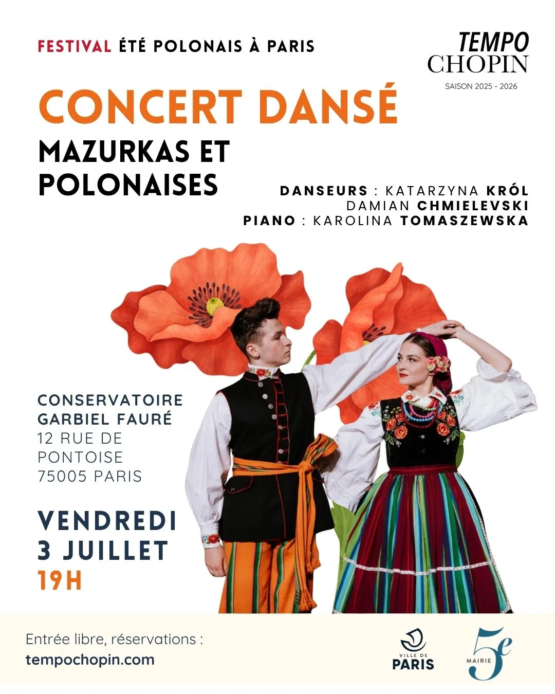 Koncert taneczny: mazurki i polonezy