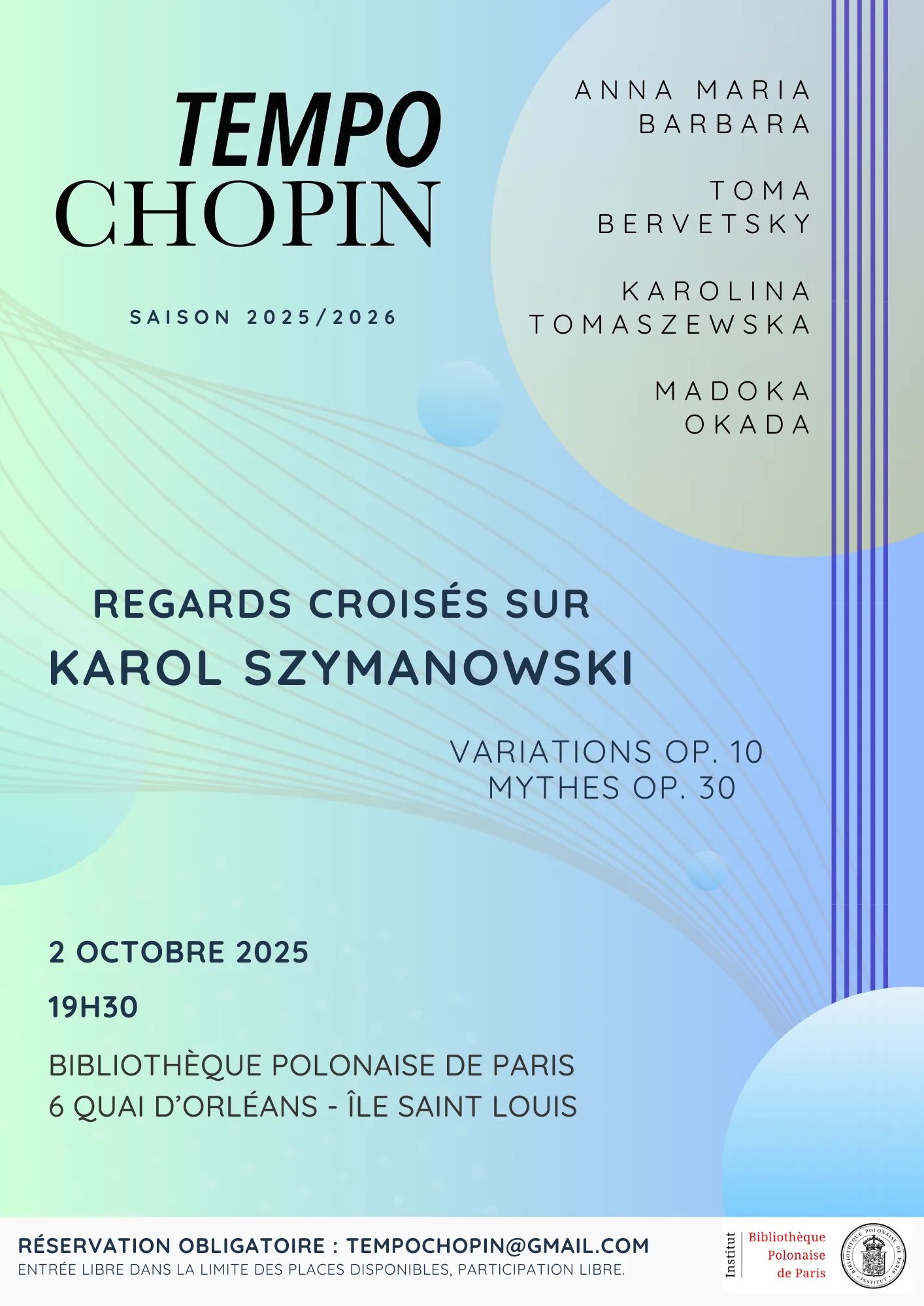 Koncert Tempo Chopin: Różne spojrzenia na Karola Szymanowskiego